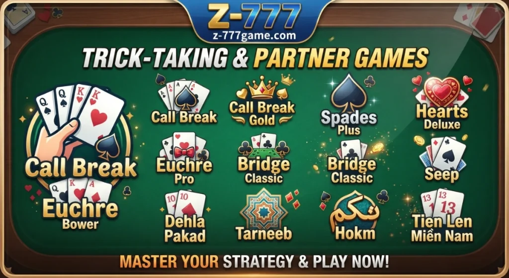 Trick-Taking & Partner - Z777 Games