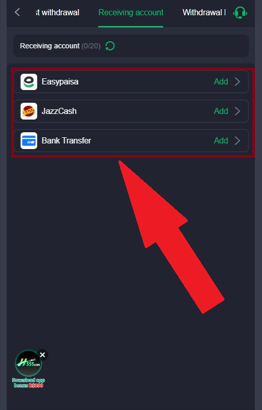 Z777 Game Witdraw Process